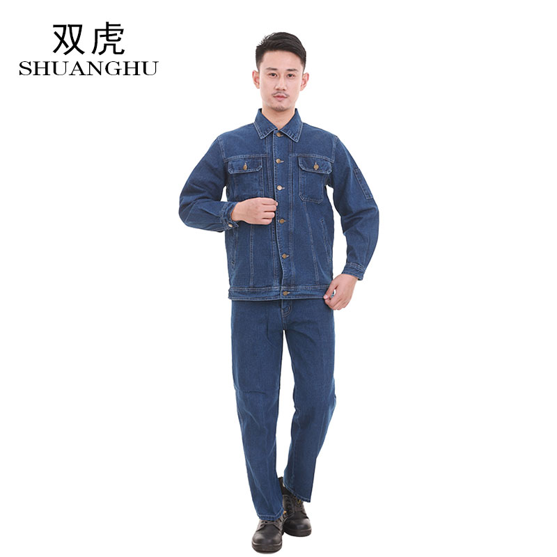 春秋牛仔工装