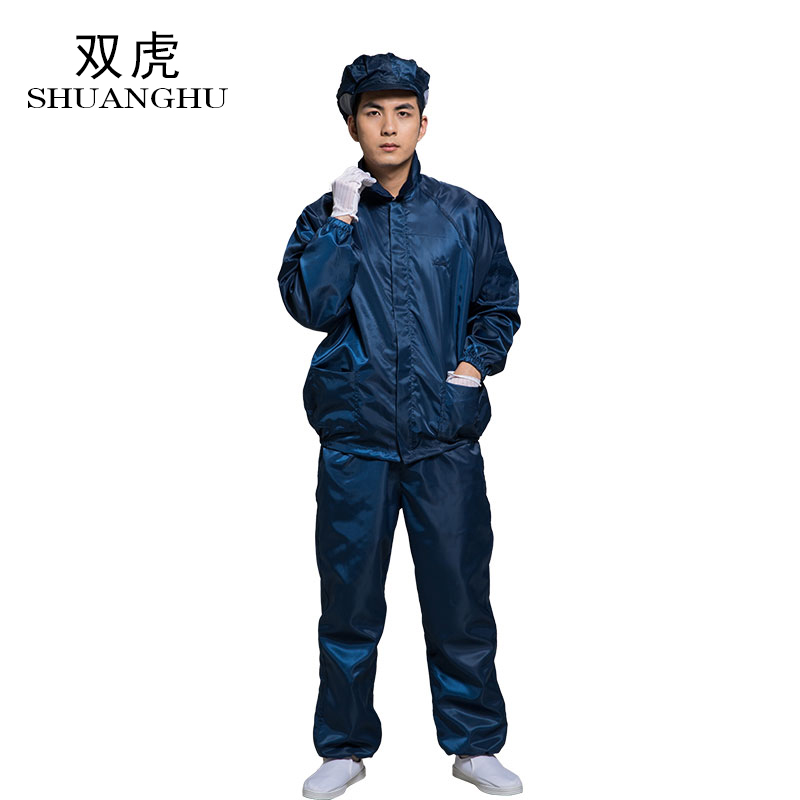翻领拉链防静电服