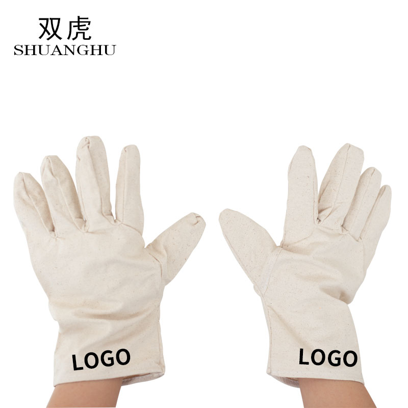 全棉21支双股72*40细帆布单层帆布手套